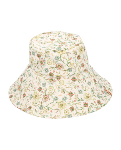 Sombrero Bucket Mavari reversible mini flor