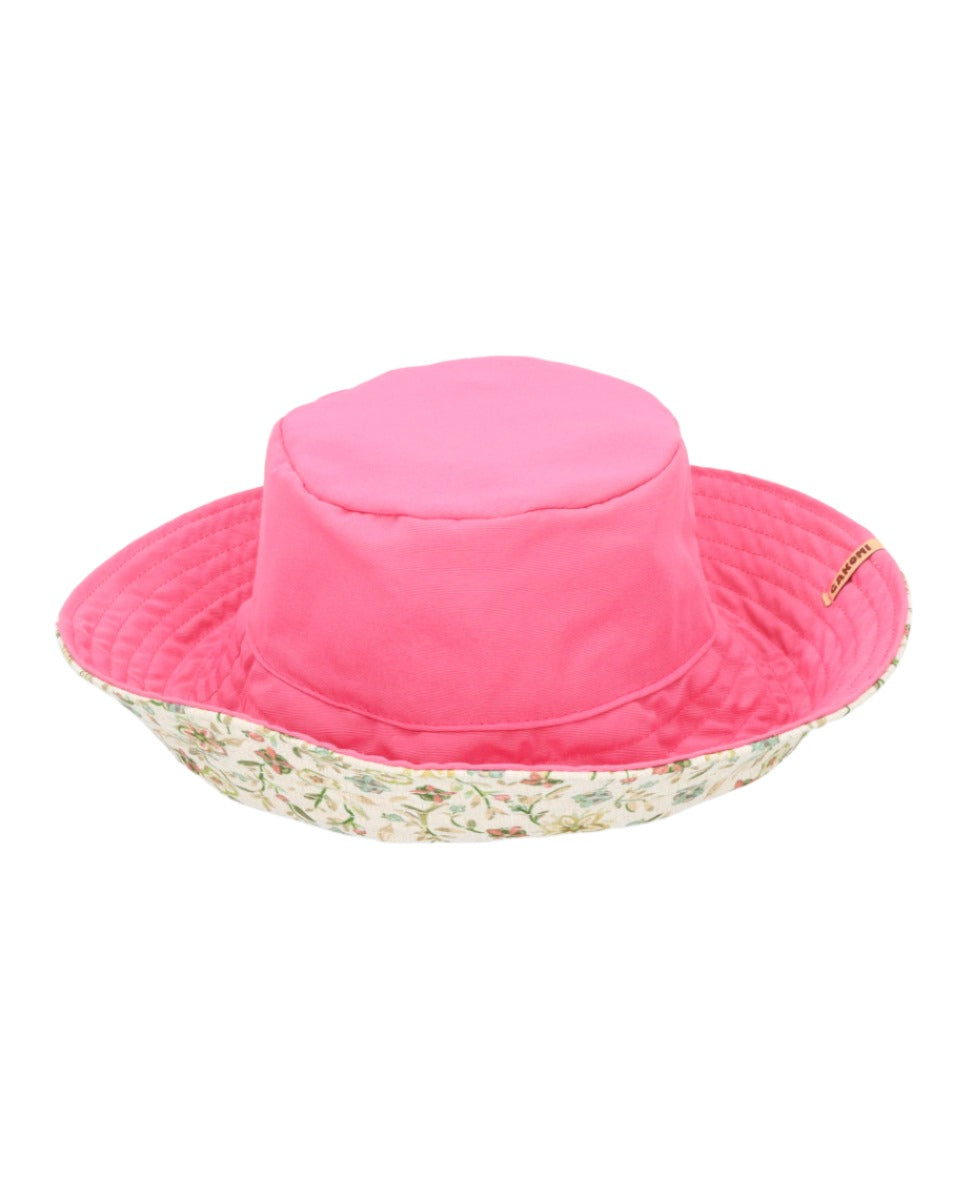 Sombrero Bucket Mavari reversible mini flor