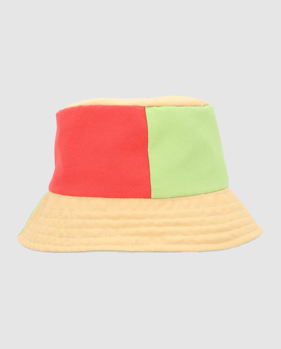 Sombrero Reversible tricolor verde